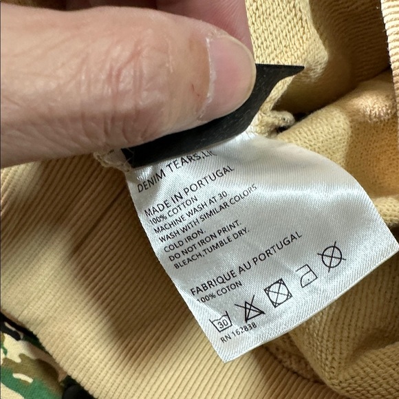 Denim Tears Tiger Camo Cotton Wreath Hoodie Size M - Picture 7 of 7